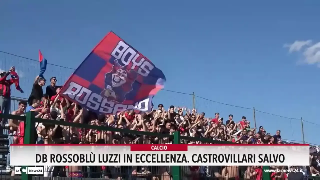 Db rossoblu Luzzi in Eccellenza. Castrovillari salvo