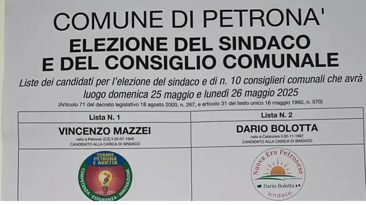 Comunali, a Petronà elezioni a rischio per un errore nel numero d’ordine delle liste\n