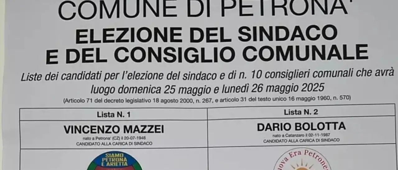 Comunali, a Petronà elezioni a rischio per un errore nel numero d’ordine delle liste\n