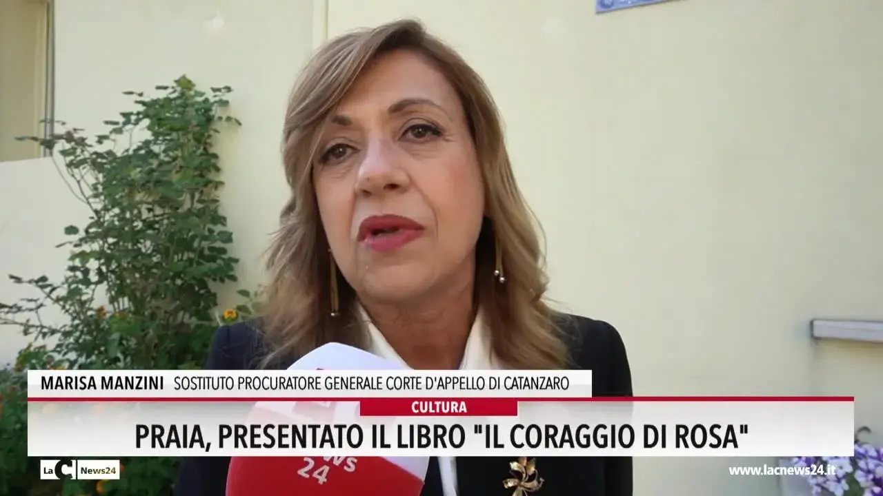 Praia, presentato il libro \"Il coraggio di Rosa\"