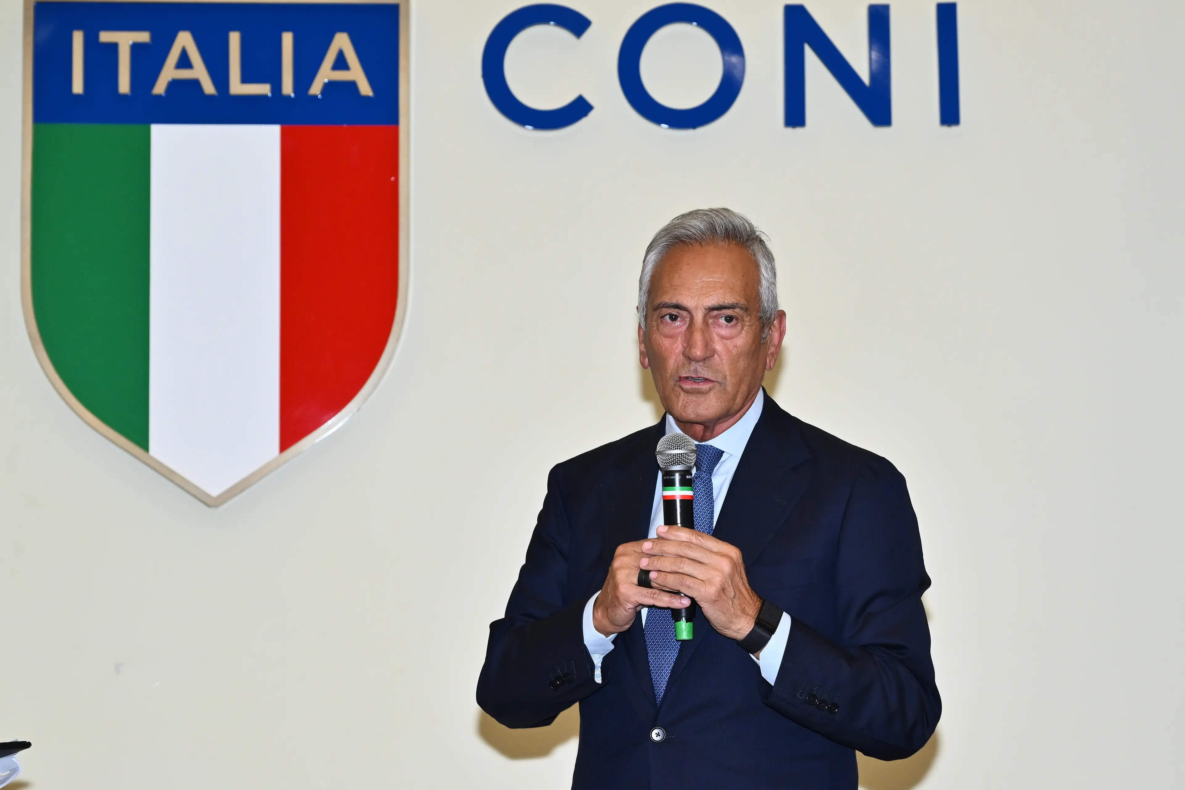 Gabriele Gravina president of FIGC during the Women4Football event, at the CONI Hall of Honor on March 24, 2025 in Rome, Italy. , Domenico Cippitelli/LiveMedia