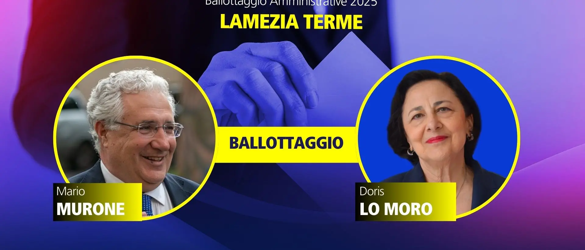 Murone o Lo Moro? A Lamezia deciderà il ballottaggio. Exploit di Bevilacqua:\u00A0i risultati in tempo reale - LIVE\n