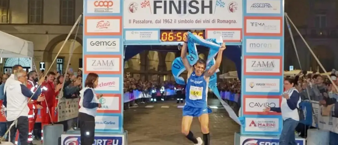 Alessio Milani, l'ultramaratoneta calabrese trionfa alla 100 km del Passatore: «Emozioni uniche»\n