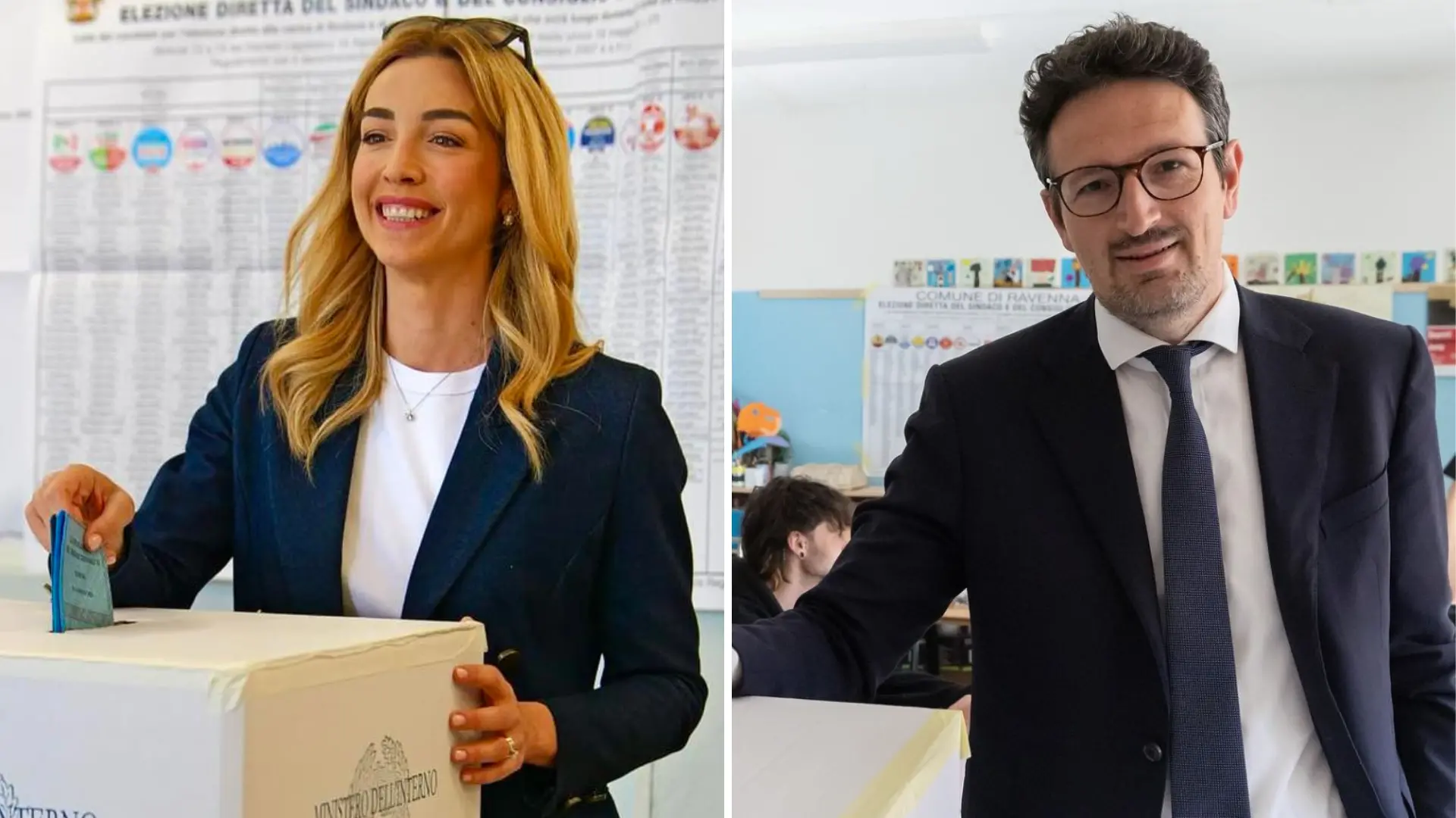 Silvia Salis e Alessandro Barattoni