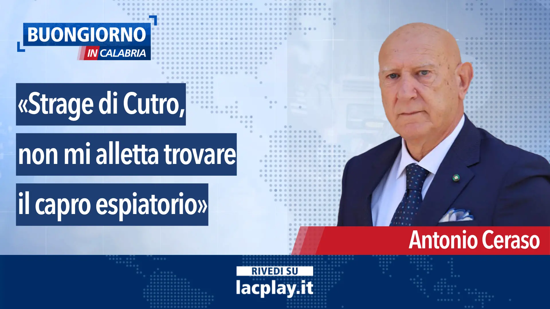 Strage di migranti, Cutro non sarà parte civile e il sindaco Ceraso spiega perché: «Non cerco capri espiatori»\n