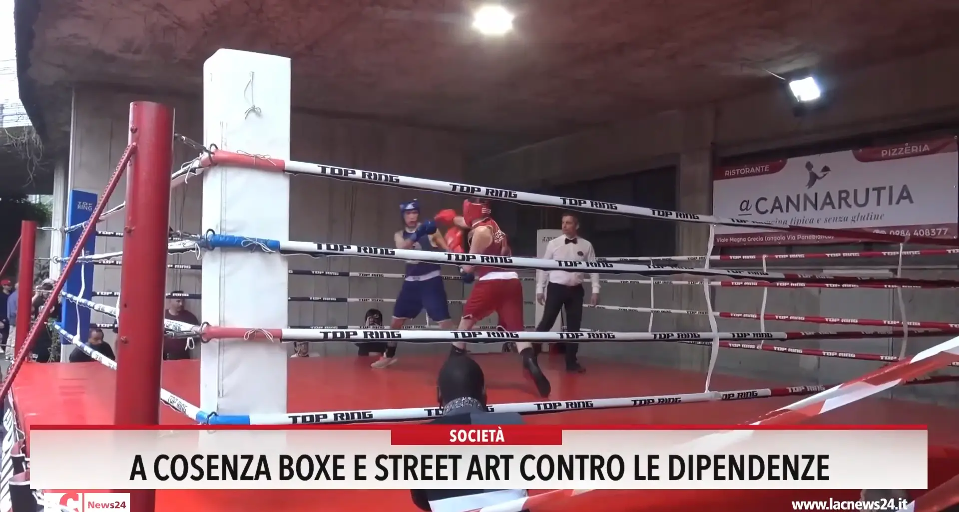 A Cosenza boxe e street art contro le dipendenze