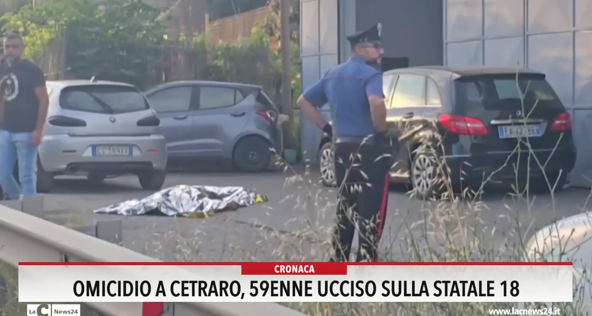 Omicidio a Cetraro, 59enne ucciso sulla statale 18