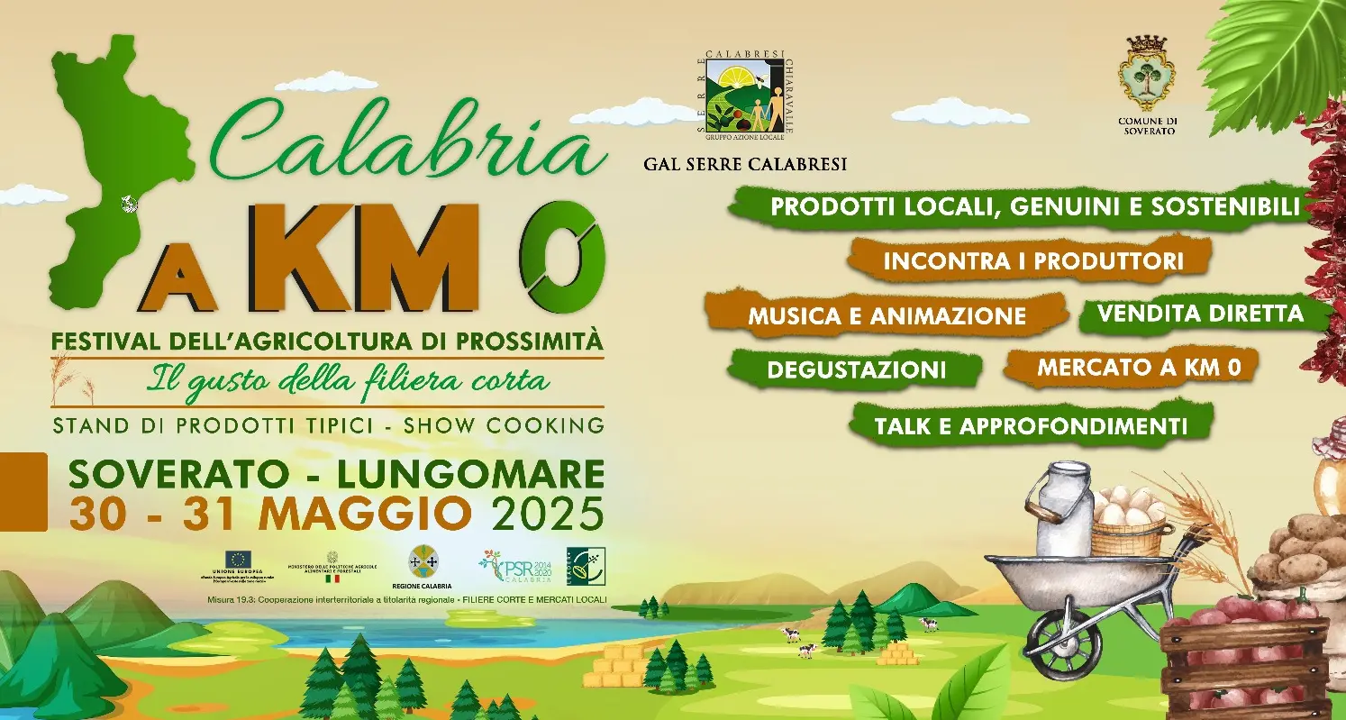 Calabria a km 0, a Soverato tutto pronto per il Festival dell’agricoltura di prossimità\n