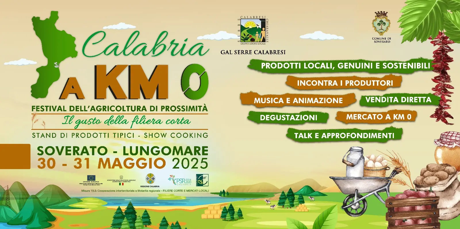 Calabria a km 0, a Soverato tutto pronto per il Festival dell’agricoltura di prossimità\n