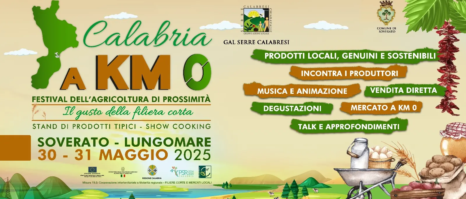 Calabria a km 0, a Soverato tutto pronto per il Festival dell’agricoltura di prossimità\n
