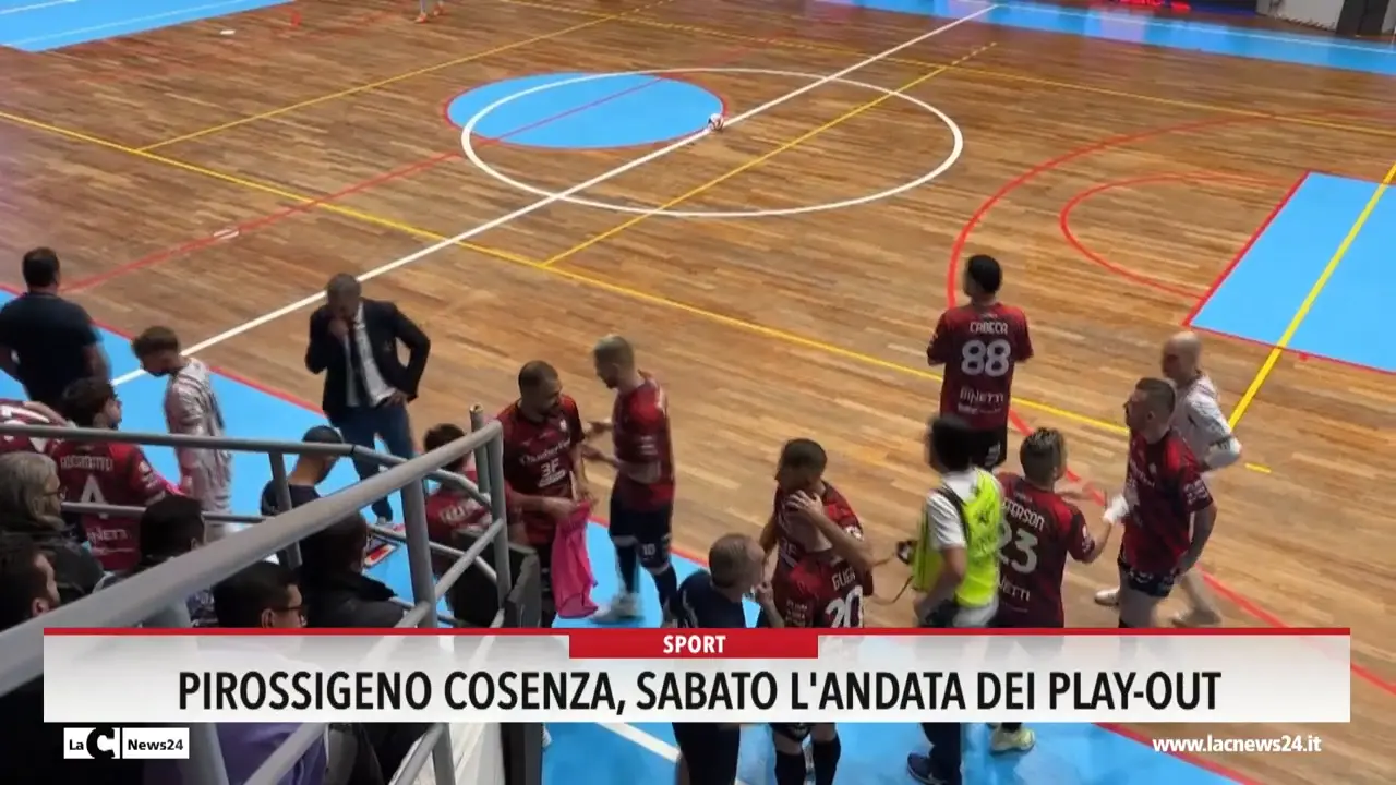 Pirossigeno Cosenza, sabato l'andata dei play out