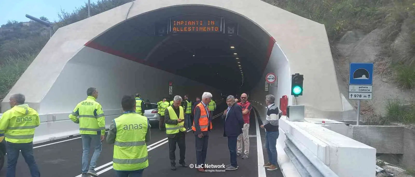 Amantea, riaperta al traffico dopo tre anni la galleria di Coreca sulla Statale 18\n