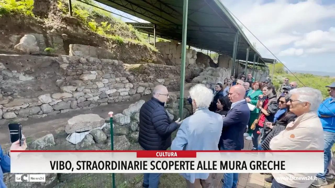 Vibo, straordinarie scoperte alle mura greche
