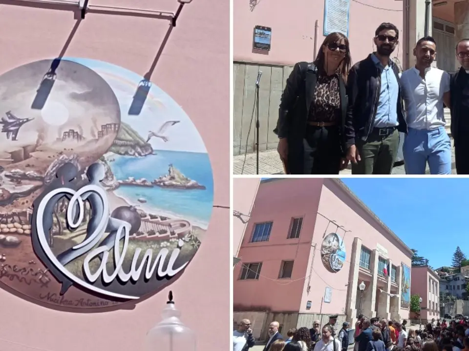 A Palmi un murales per la pace. Il sindaco: «Riguarda tutti i conflitti nel mondo e chi è sfortunato a un metro da noi»