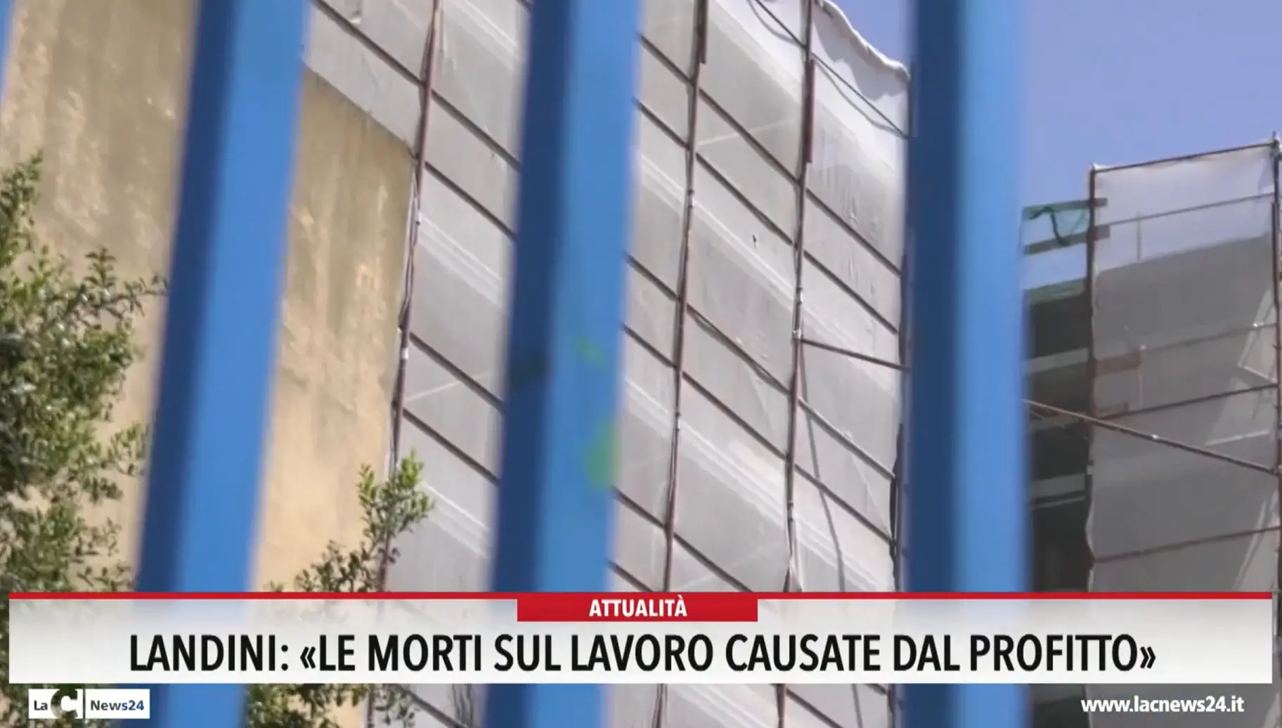 Landini: «Le morti sul lavoro causate dal profitto»