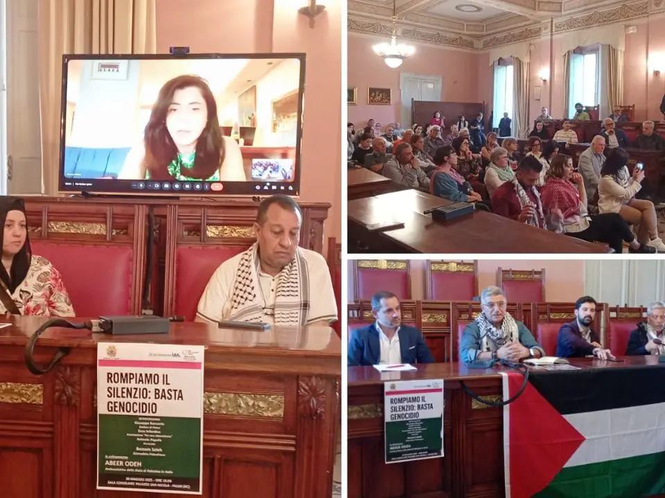 Il grido di Palmi: «Stop al genocidio a Gaza». L'ambasciatrice della Palestina: «Morti 17mila bambini e 40mila rimasti orfani»