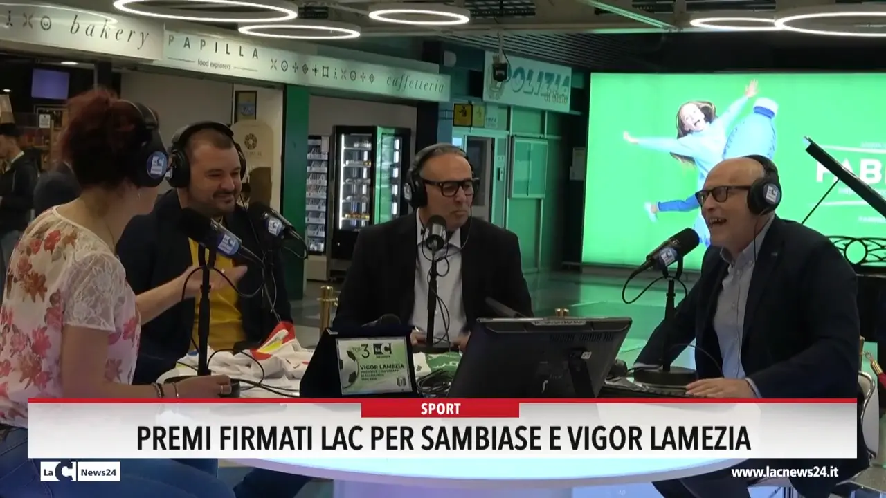 Premi firmati LaC per Sambiase e Vigor Lamezia