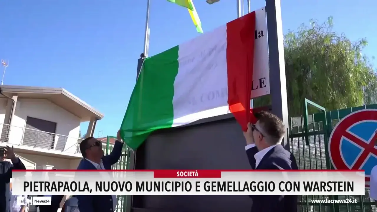 Pietrapaola, nuovo municipio e gemellaggio con Warstein