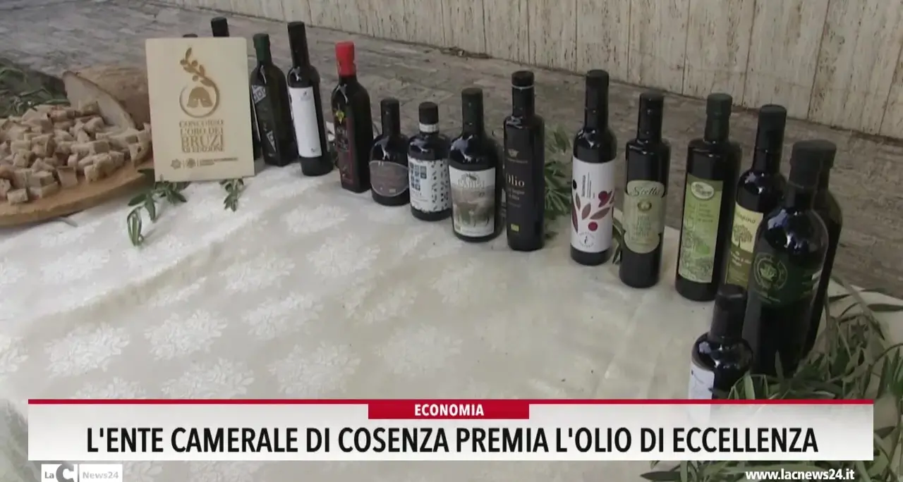 L'Ente camerale di Cosenza premia l'olio di eccellenza