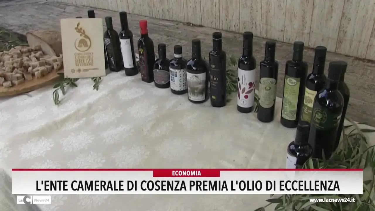 L'Ente camerale di Cosenza premia l'olio di eccellenza