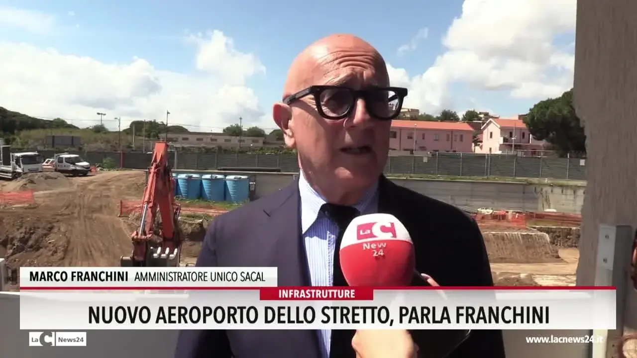 Nuovo aeroporto dello Stretto, parla Franchini