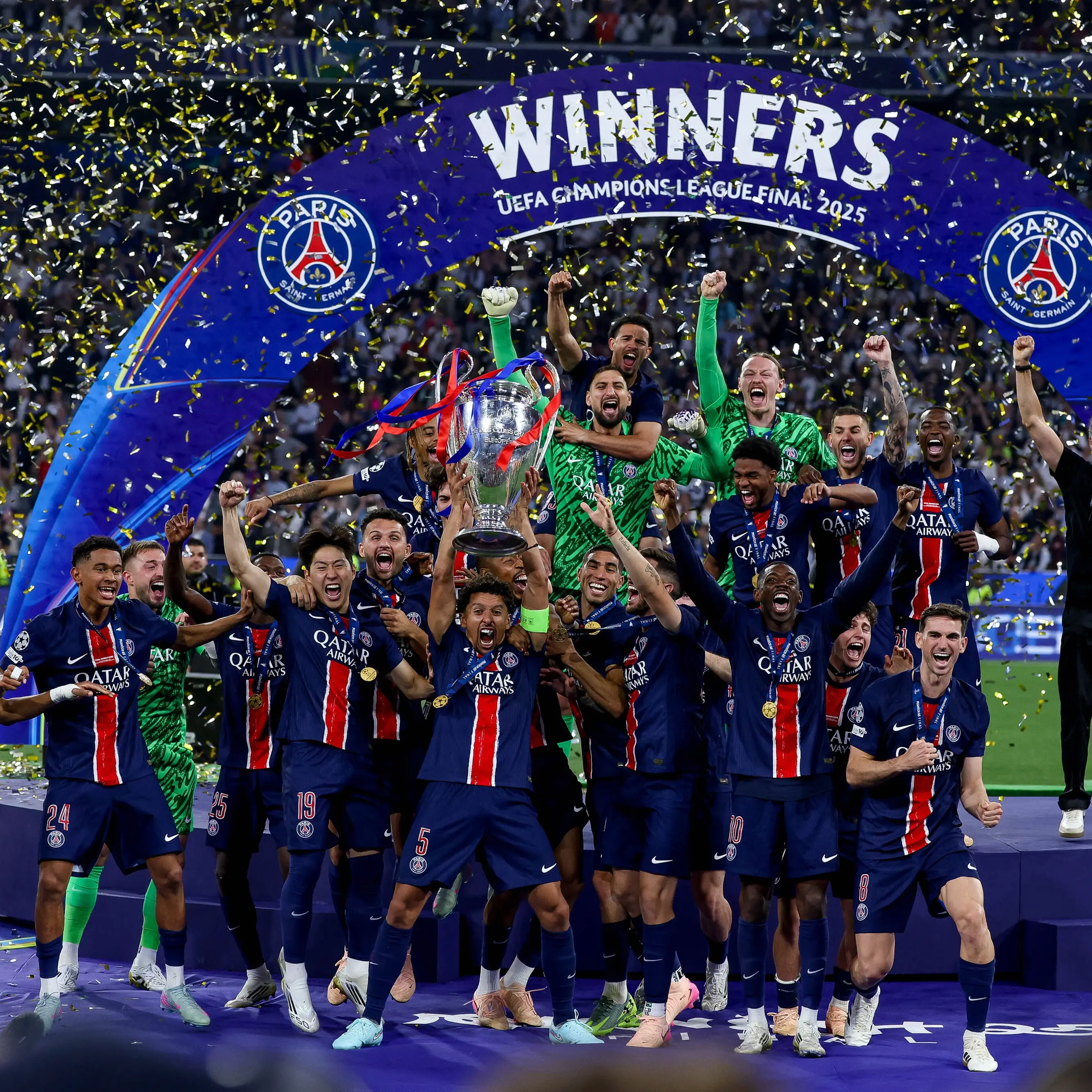 Champions League, l’Inter sprofonda 5-0 in finale: il PSG è campione d’Europa\n