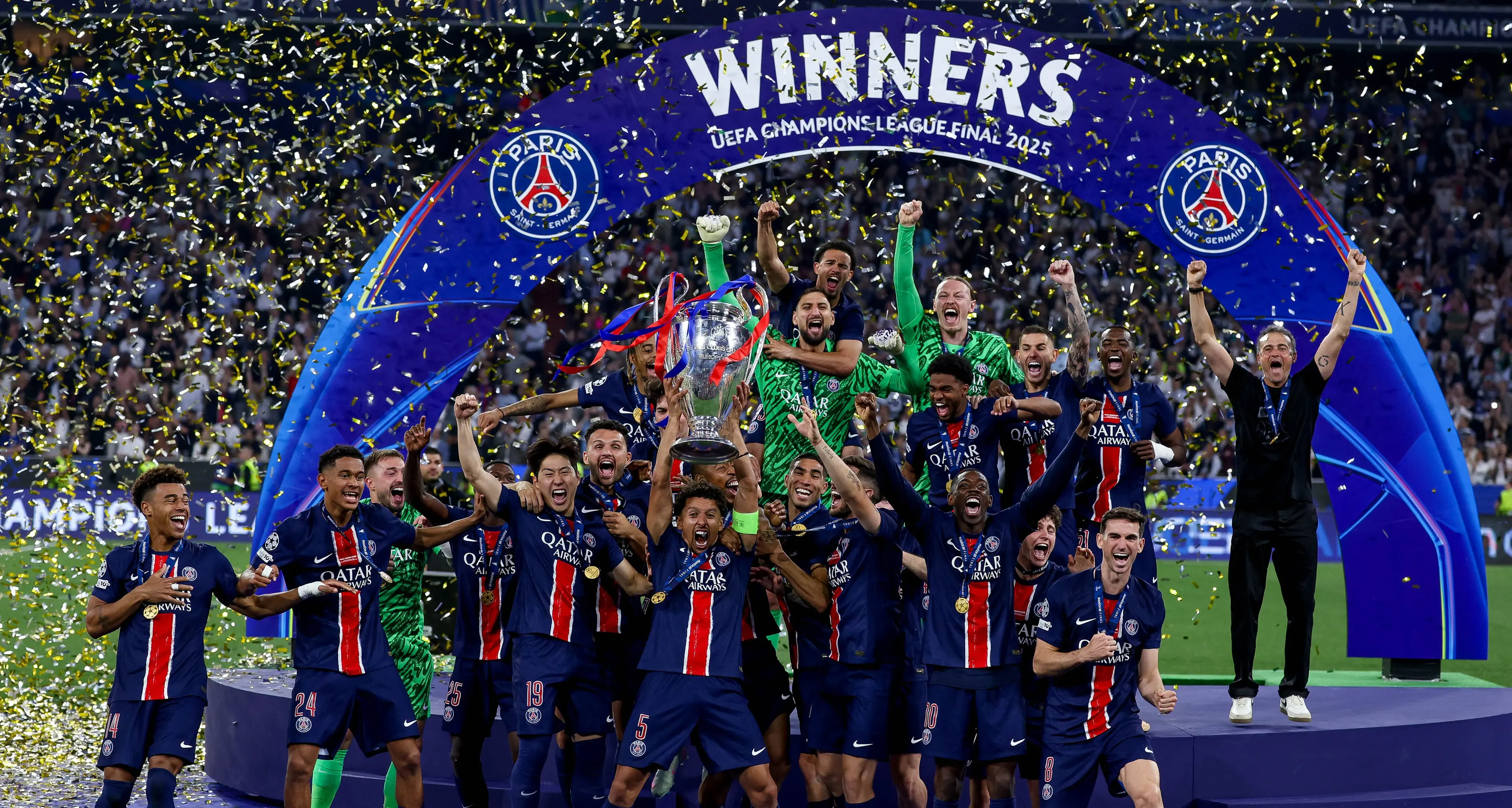 Champions League, l’Inter sprofonda 5-0 in finale: il PSG è campione d’Europa\n
