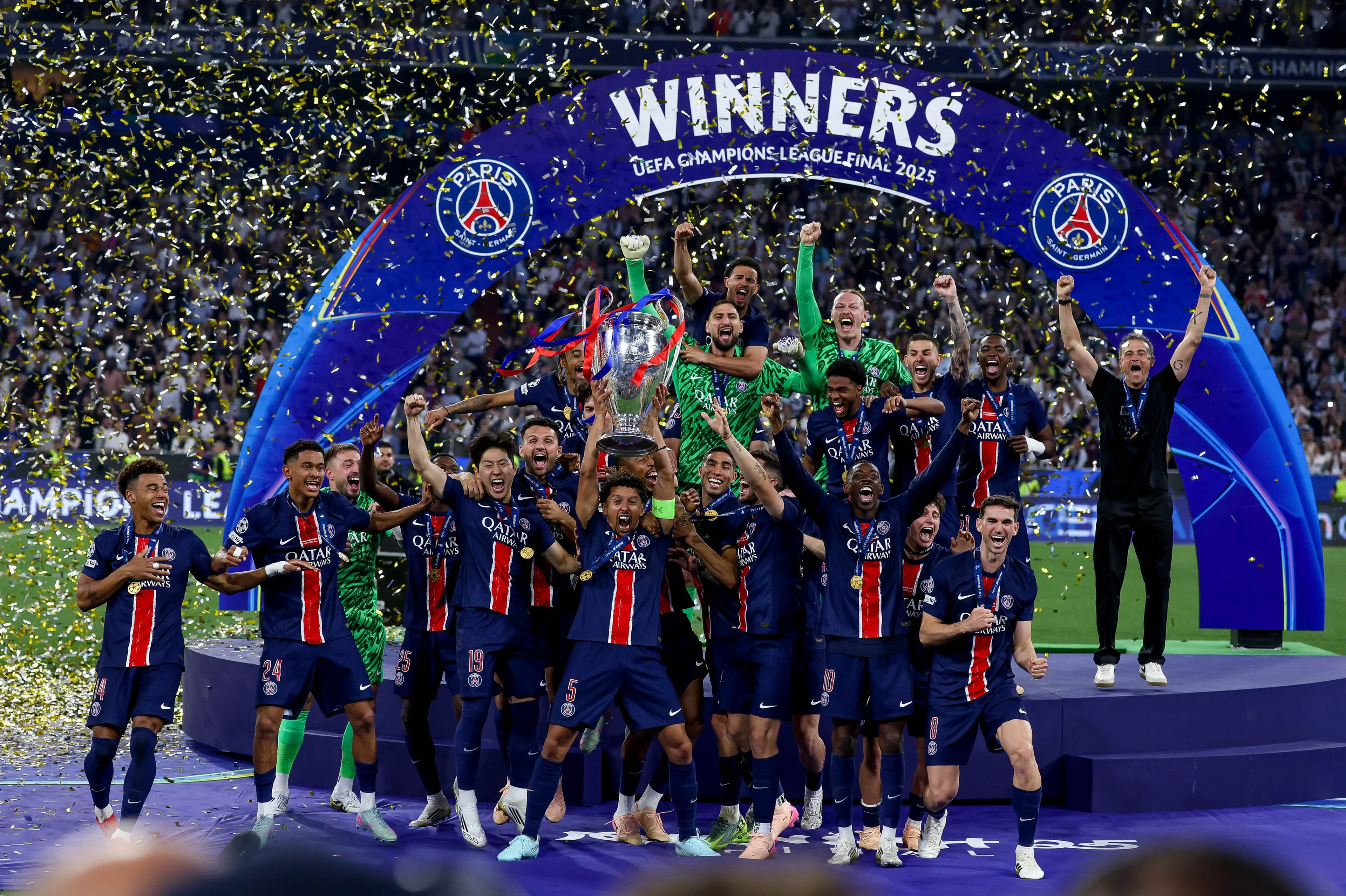 Champions League, l’Inter sprofonda 5-0 in finale: il PSG è campione d’Europa\n