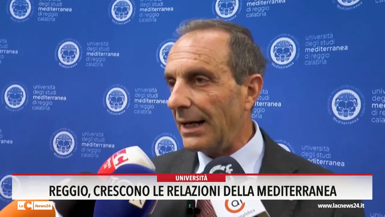 Reggio, crescono le relazioni della Mediterranea