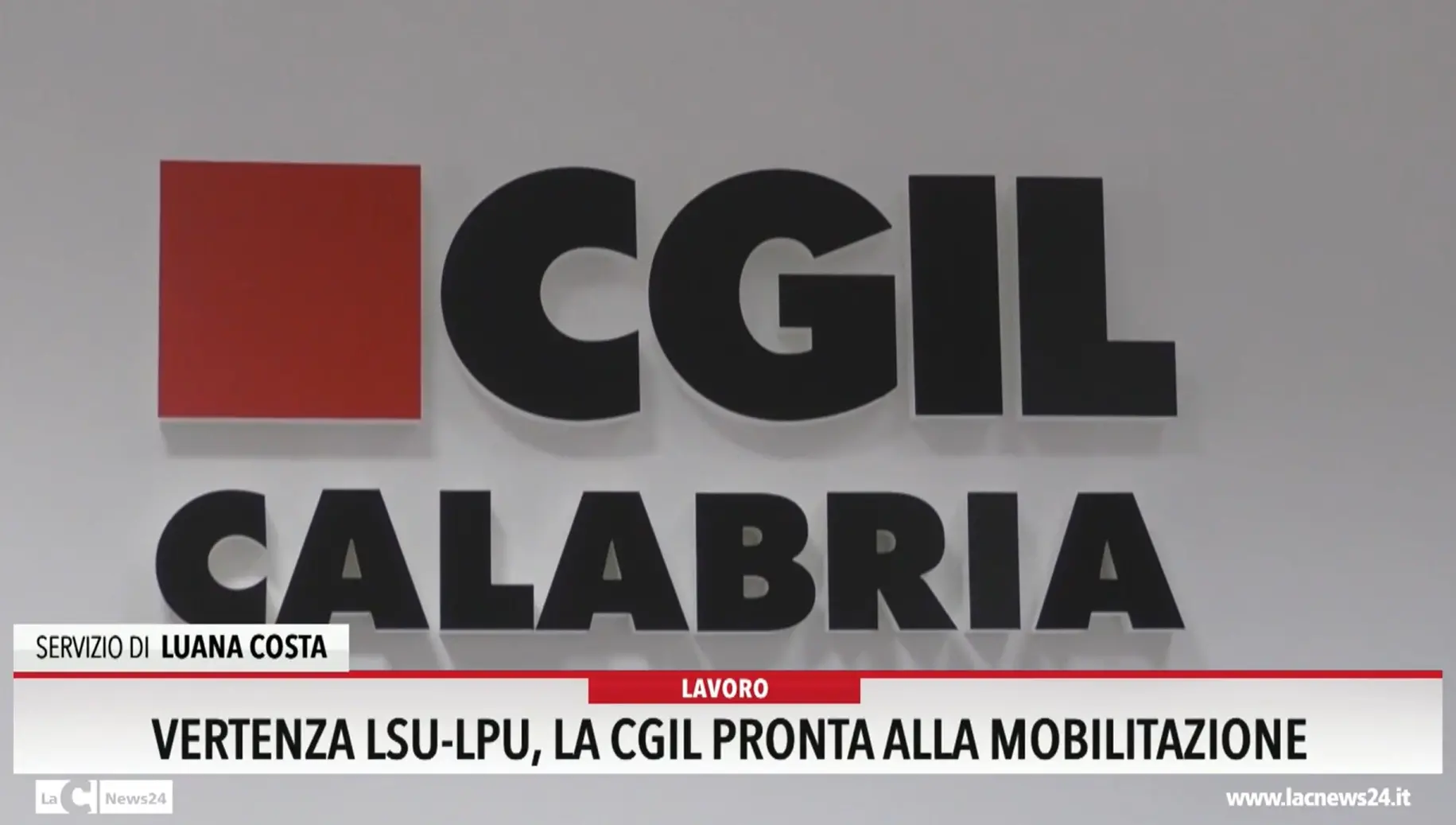 Vertenza lsu-lpu, la Cgil pronta alla mobilitazione