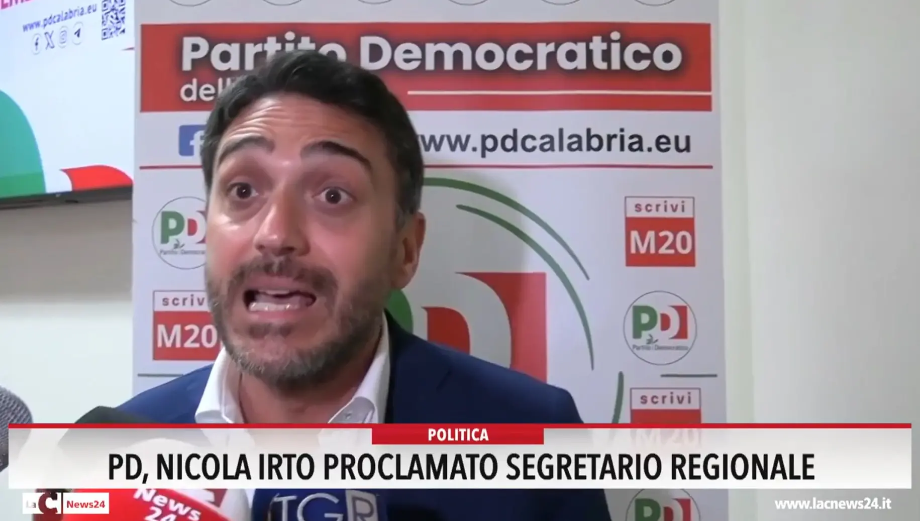 Pd, Nicola Irto proclamato segretario regionale