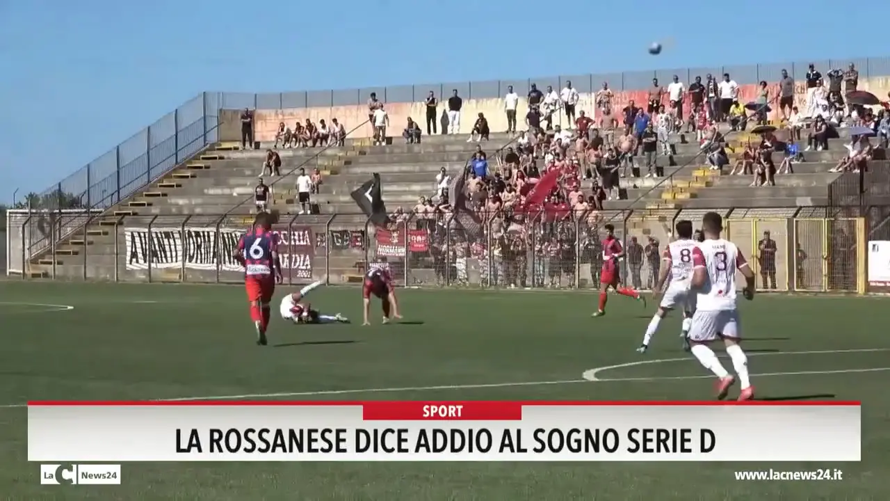 La Rossanese dice addio al sogno serie D