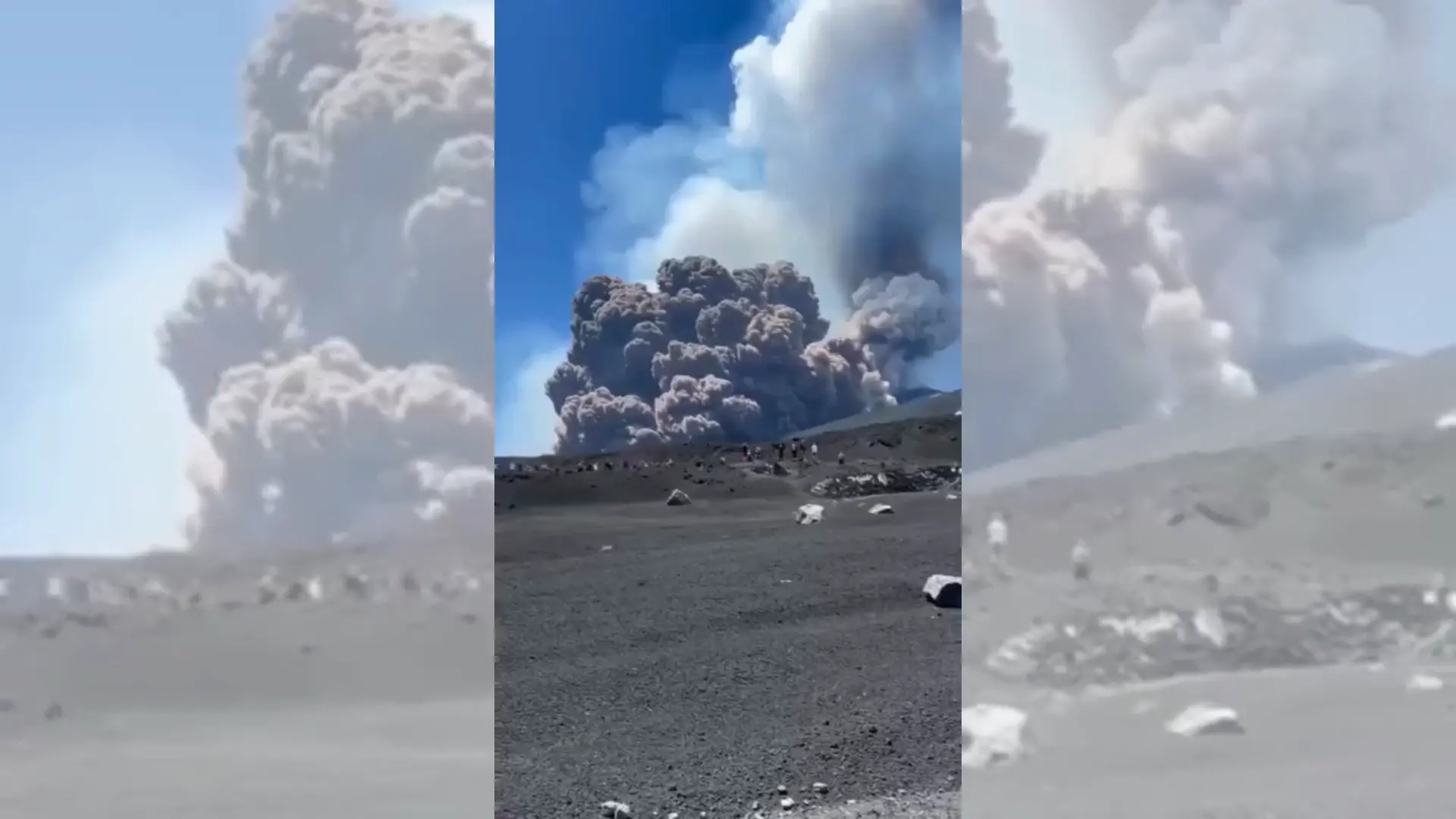 Attività esplosiva sull'Etna