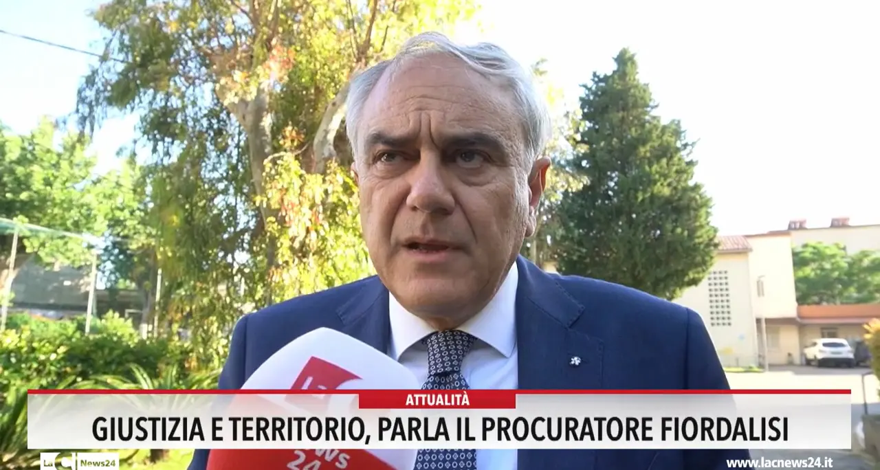 Giustizia e territorio, parla il procuratore Fiordalisi