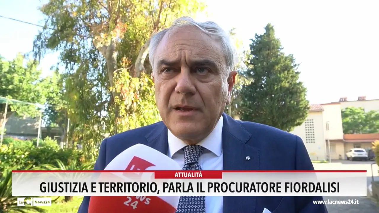 Giustizia e territorio, parla il procuratore Fiordalisi