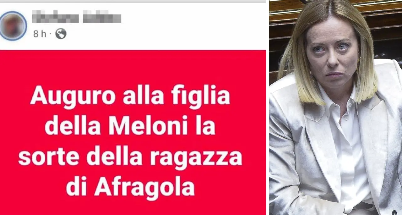 Minacce social alla figlia della Meloni, il prof autore del post tenta il suicidio: «Situazione che non riesco a sostenere»\n