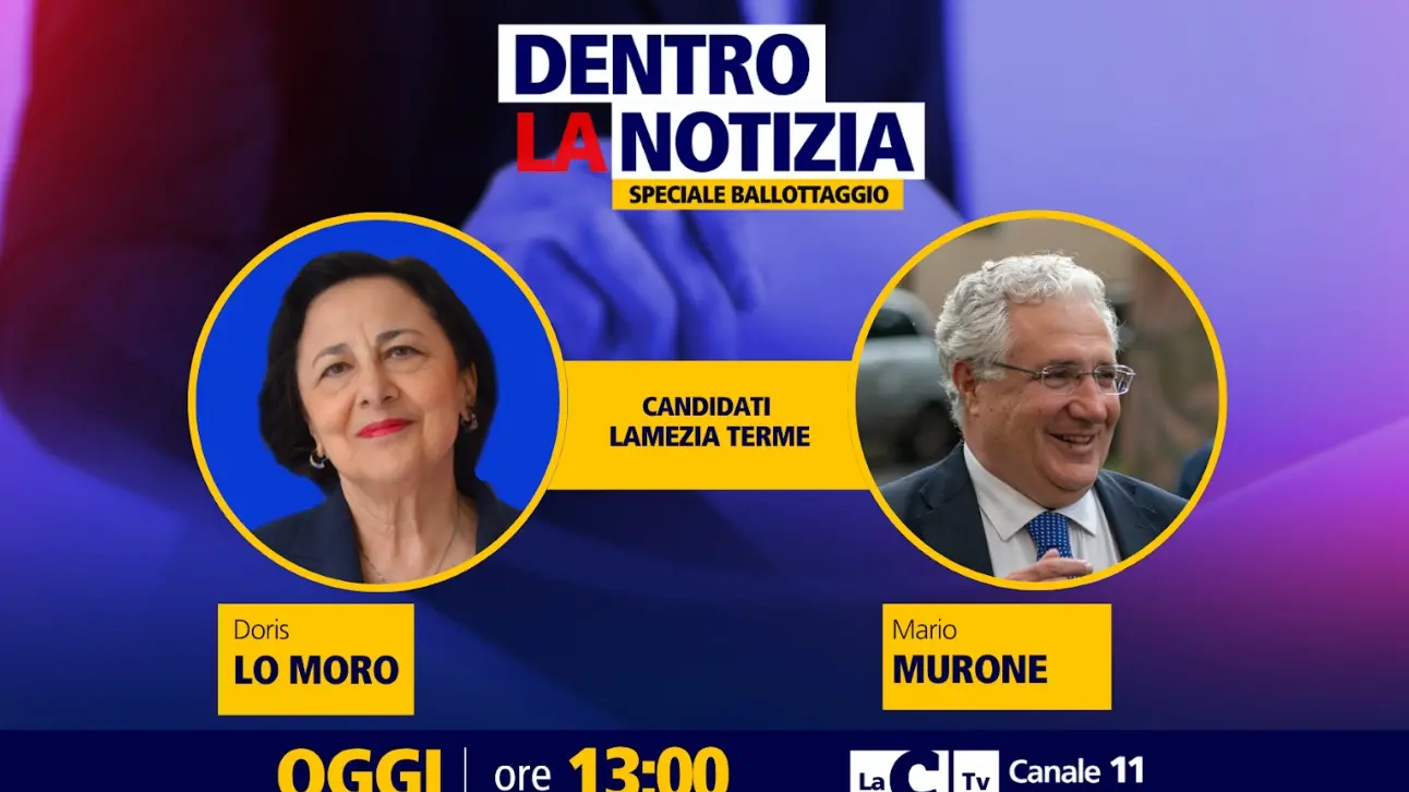 Lamezia al ballottaggio, sfida all’ultimo voto tra Lo Moro e Murone: oggi su LaC Tv confronto cruciale tra i candidati\n