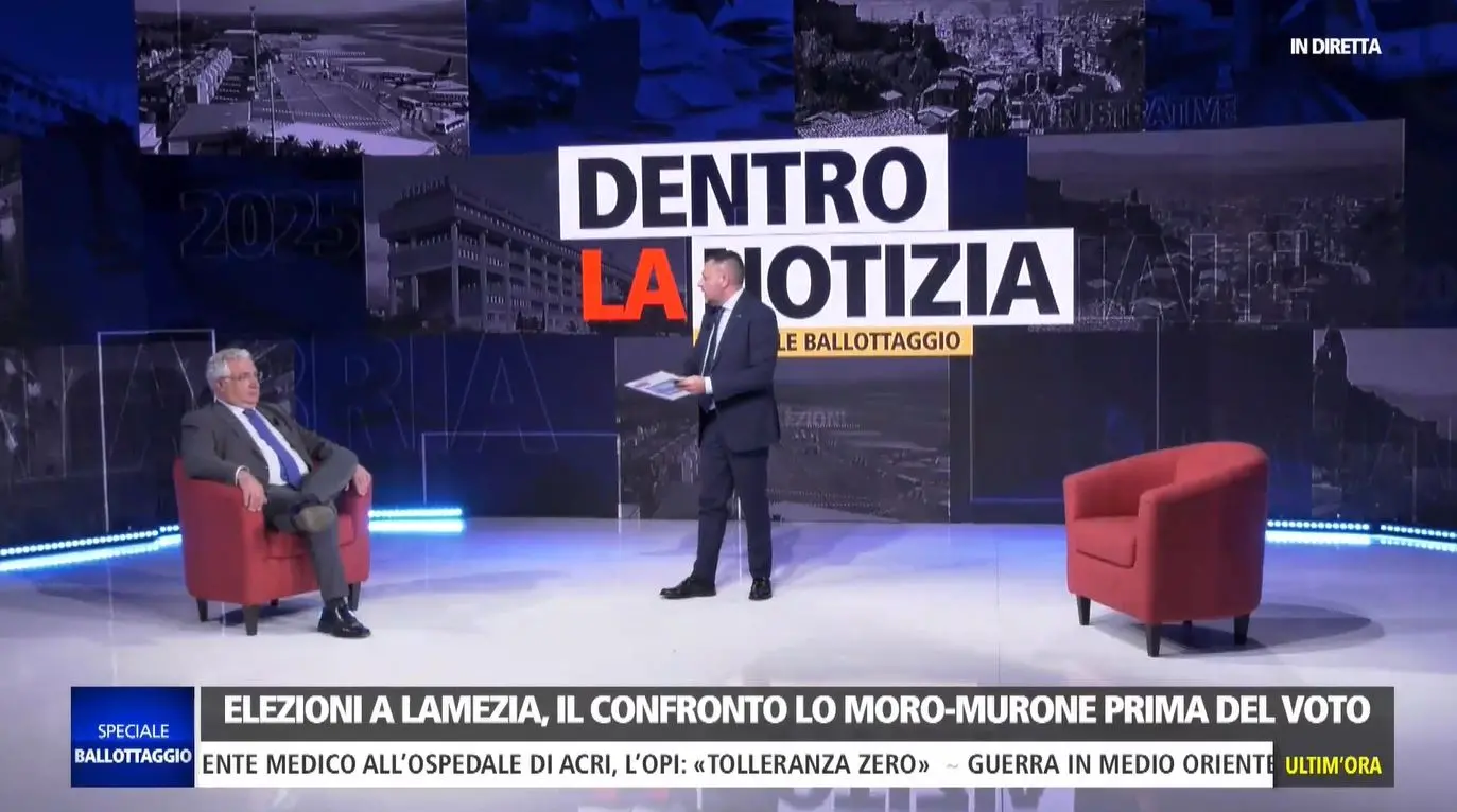 Ballottaggio a Lamezia, Lo Moro non si presenta al faccia a faccia di LaC. Murone: «Persa un’occasione di confronto»\n