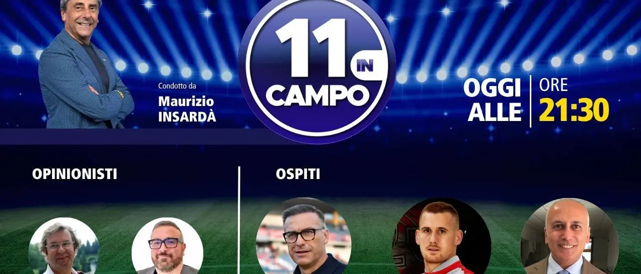 Cosenza, Caruso incontra Scalise: il sindaco ospite di “11 in campo”. Appuntamento alle 21.30 su LaC Tv\n