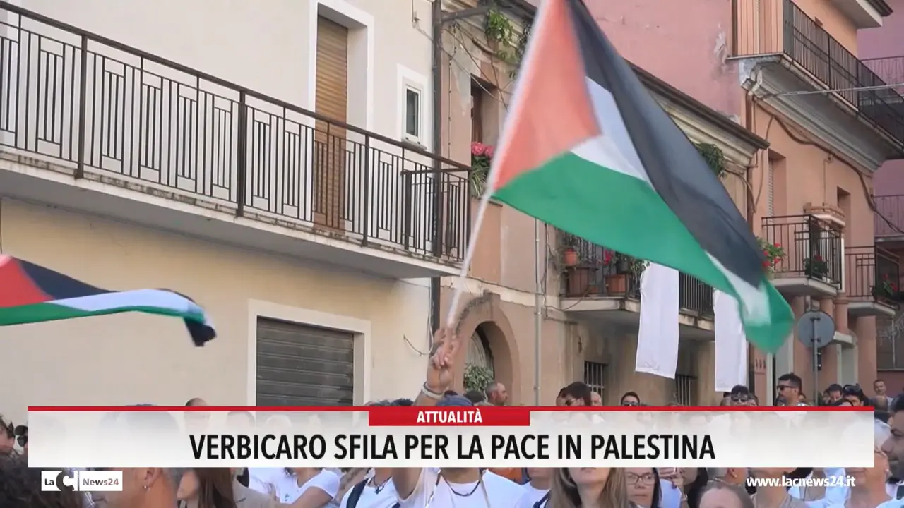 Verbicaro sfila per la pace in Palestina