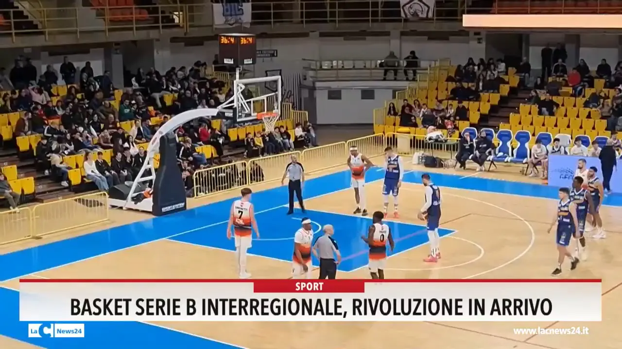 Basket serie B interregionale, rivoluzione in arrivo