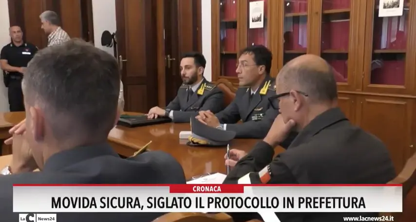 Movida sicura, siglato il protocollo in prefettura