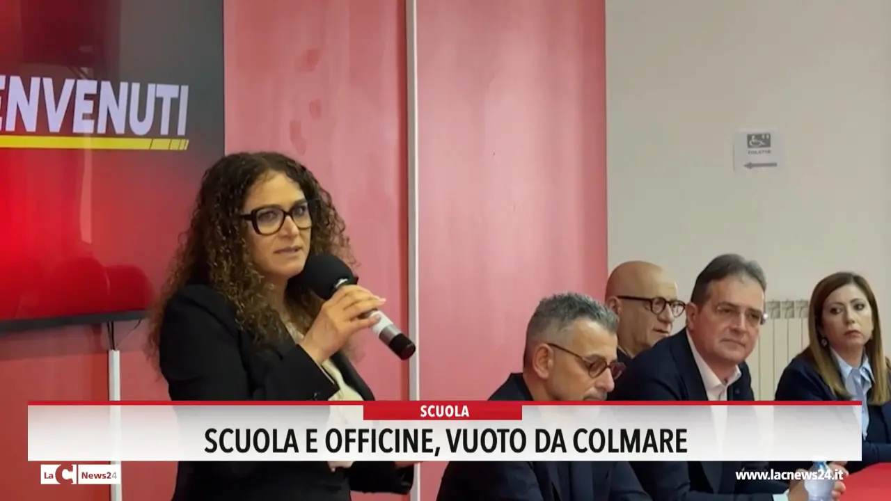 Scuola e officine, vuoto da colmare