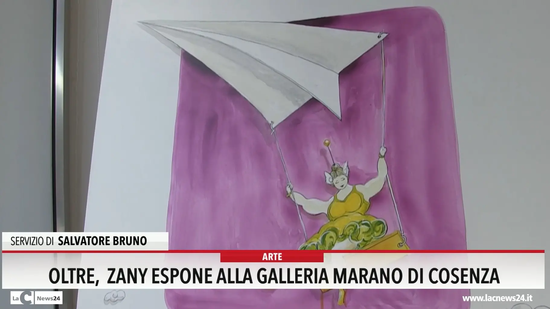 Oltre Zany espone alla galleria Marano di Cosenza