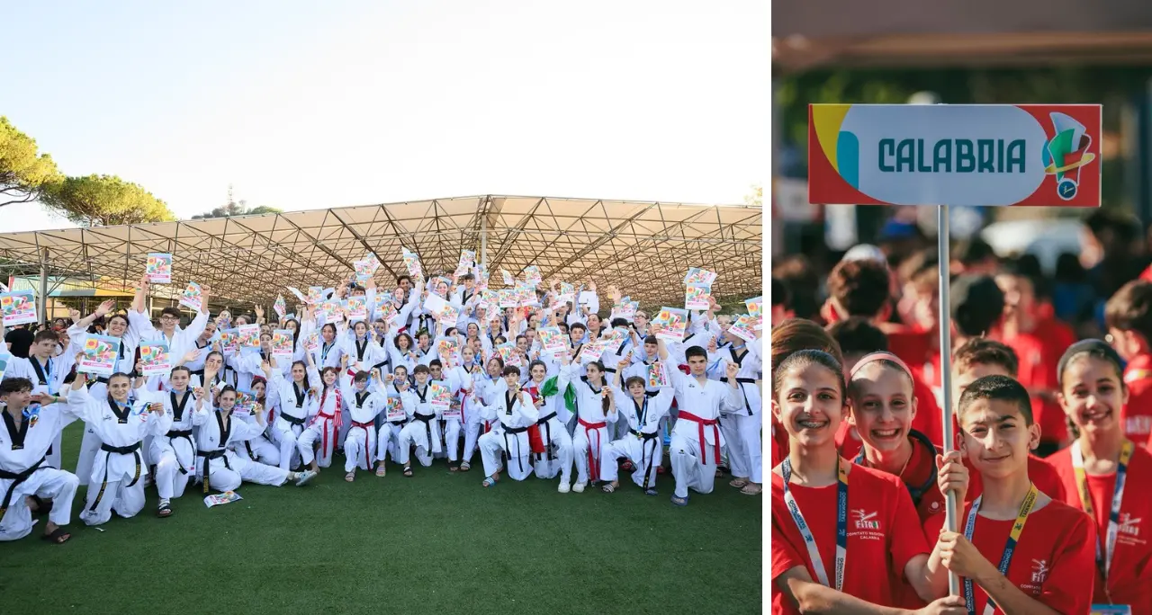 Taekwondo, la Calabria brilla alla Coppa Italia 2025:\u00A0otto medaglie a Roma\n