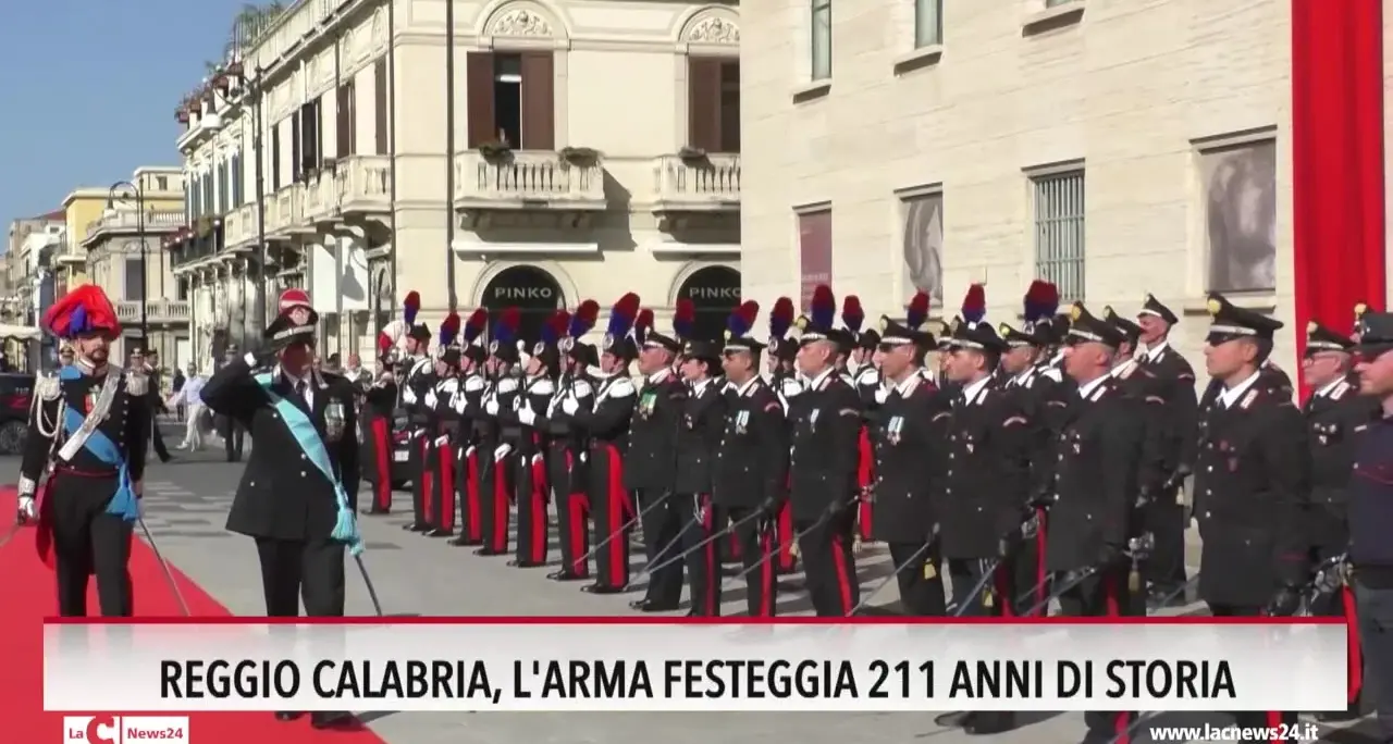 Reggio Calabria, l'Arma festeggia 211 anni di storia