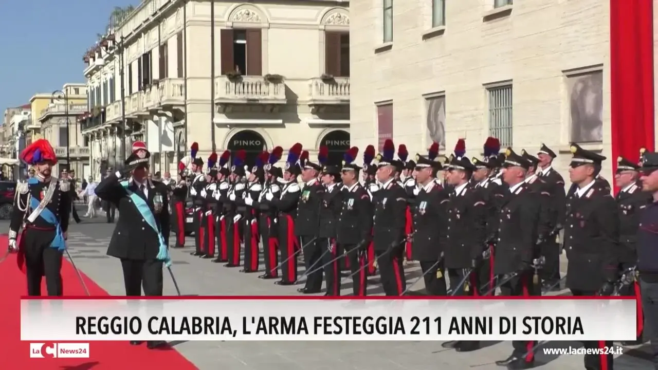 Reggio Calabria, l'Arma festeggia 211 anni di storia