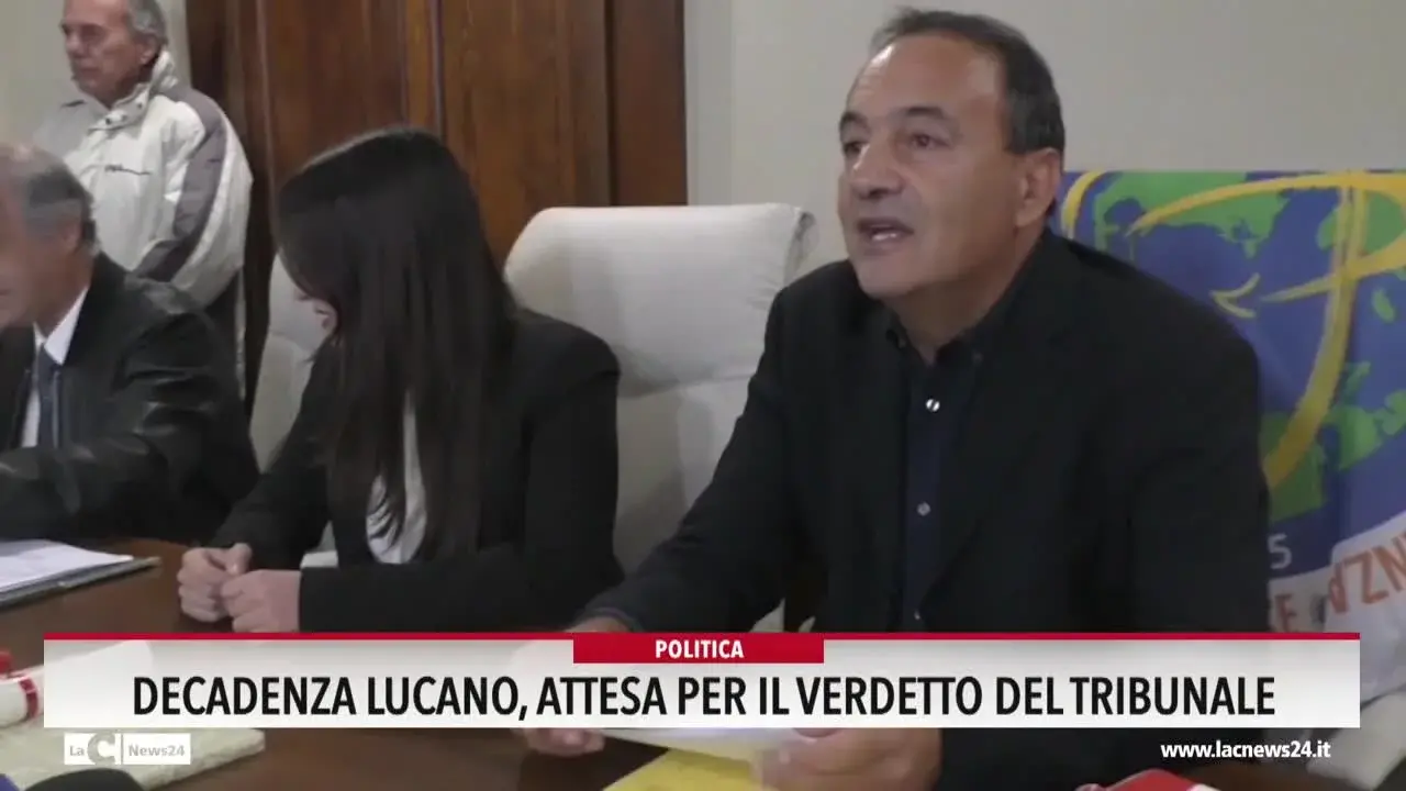 Decadenza Lucano, attesa per il verdetto del tribunale