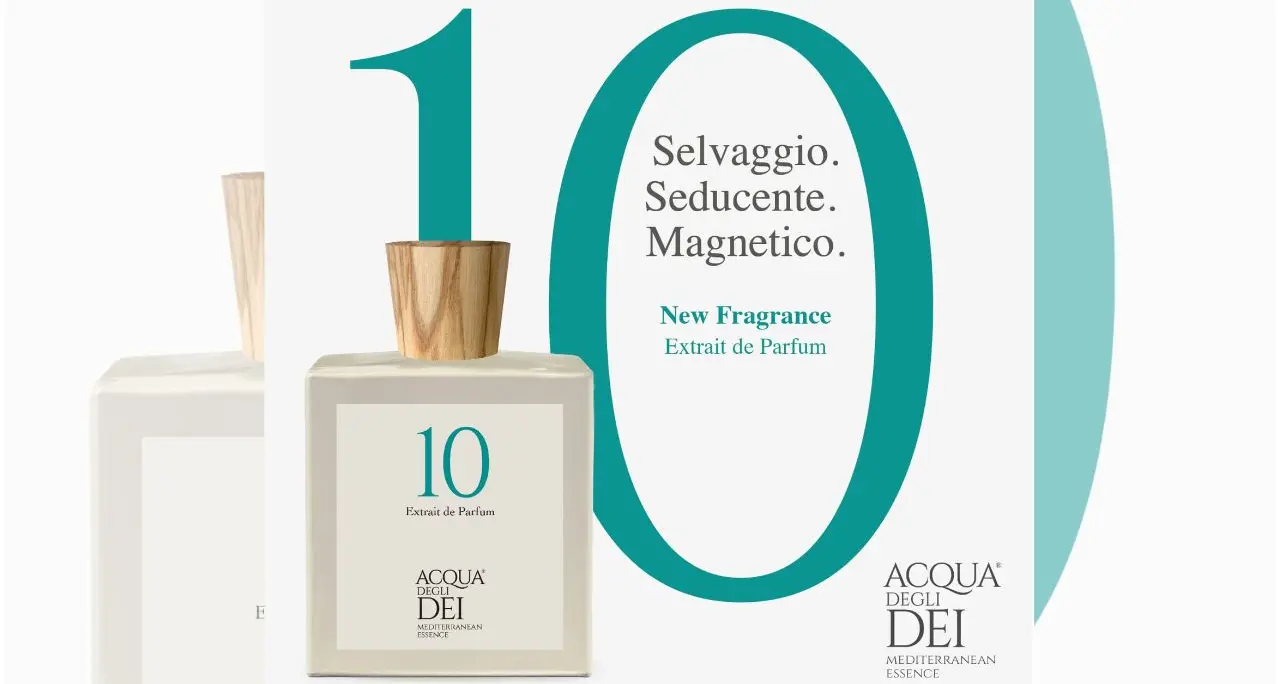 Acqua degli Dei celebra i suoi dieci anni con “10”, il primo extrait de parfum del brand\n