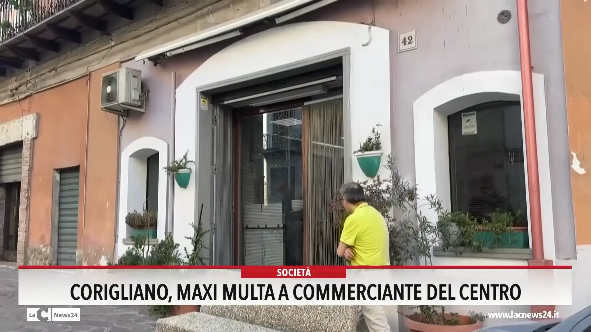 Corigliano, maxi multa a commerciante del centro